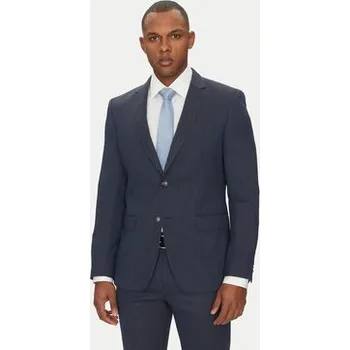 Pánský oblek BOSS Oblek H-Huge 50540776 Tmavomodrá Slim Fit 50