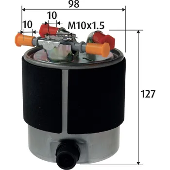 Auto-moto Palivový filtr VALEO 587616