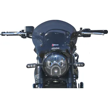 Plexi štít Faco 267008266 kouřová 330x345 BENELLI Leoncino 502 2017-2019