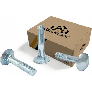 Šroub DIN603 - M6x45 Zápustný šroub s půlkulatou hlavou pozink, třída 4.8, balení 1 kg