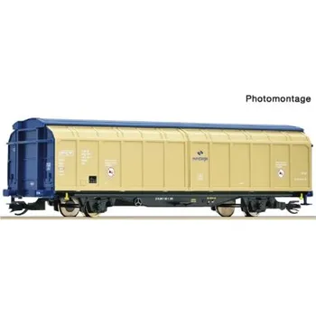 Modelová železnice TT - zavřený vůz s posuvnou stěnou Hbbillns PKP Cargo ep.VI