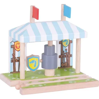 Vláček a vláčkodráha Bigjigs Rail Rytířské kolbiště