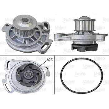 Chladič motoru Vodní čerpadlo, chlazení motoru VALEO 506388