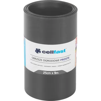 Zahradní obrubník Rovný okraj zahradního trávníku 25 cm 9 m (29,5 ft) [grafit]