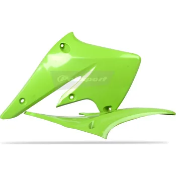 POLISPORT Kryty chladiče Zelená Kawasaki KX250F KAWASAKI KX 250 F 2004-2005