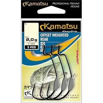 Rybářský háček Offsetové háčky na přívlač Kamatsu HAK OFSETOWY 3 ks