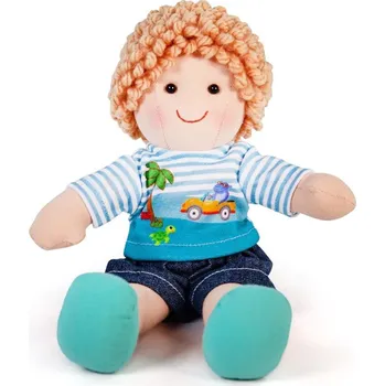 Panenka Bigjigs Toys Látková panenka Robin 30 cm