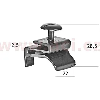 plastová příchytka (sada 5 ks) 72395