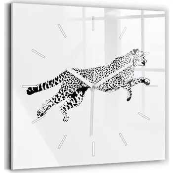 Hodiny Nástěnné hodiny Wallfluent černé 30 cm