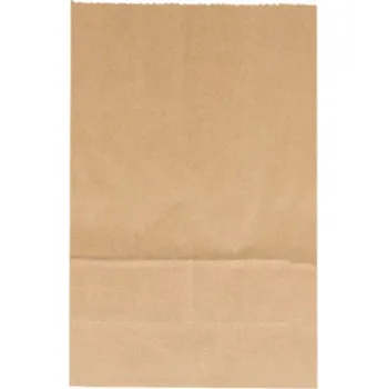 Sáček na potraviny Papírový sáček Varianta: 2 (12x21x7 cm) hnědá přírodní, Balení: 50 ks