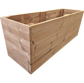 Vyvýšený záhon Vyvýšený záhon zahradní 150 x 50 x 50 cm Severská borovice ThermoWood (drážky)