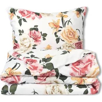 Povlečení Matex Bavlněné saténové povlečení Exclusive 140x200 + 70x90 cm - Snové růže