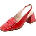 WONDERS Dámské letní lakované celokožené červené lodičky H-6312 rojo Velikost: 38