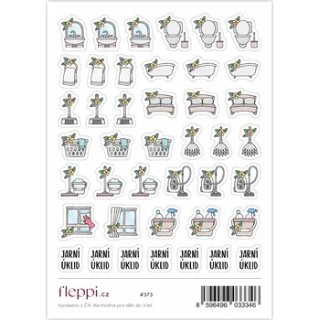 samolepka Fleppi Samolepky Jarní úklid