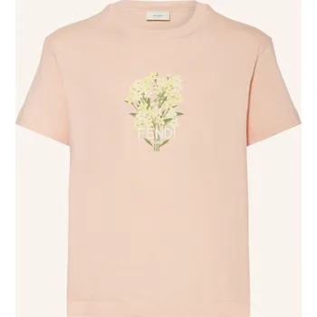 Dámské tričko Fendi Dívčí Tričko, tmavě oranžová, 140