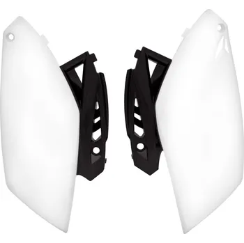 boční číslové tabulky (Yamaha YZ 250 F 10-13), RTECH (bílo-černé, pár) YAMAHA YZ 250 F 2010-2013