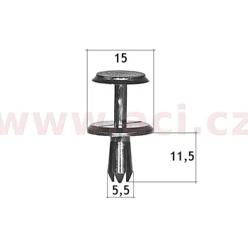 plastový nýtek (sada 10 ks) 71501Z