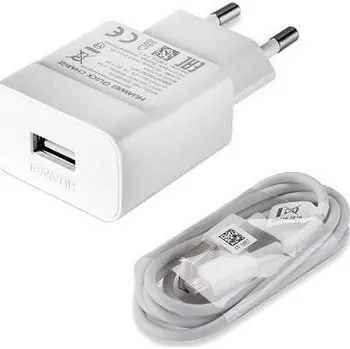 HW-050200E02 Huawei USB Cestovní nabíječka + microUSB Dat. Kabel White (Bulk)