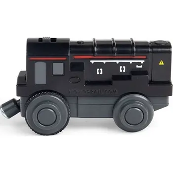 Vláček a vláčkodráha Bigjigs Rail diesel posunovací lokomotiva na baterie