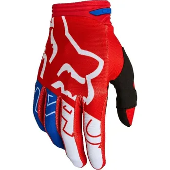 Moto rukavice FOX 180 Skew Glove - white/red/blue MX (Velikost: S) 28156-574-MASTER