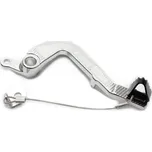 Brzdový pedál MOTION STUFF 83P-0231002 silver body, black steel fixed tip Pevný hrot z oceli KAWASAKI KX 100 2001-2018