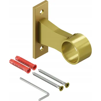 Zábradlí DRŽÁK PRO SPOJENÍ MADLA ZÁBRADLÍ S TRUBKY o průměru 32 mm ELEN L ZLATÝ