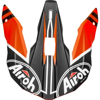 Helma na motorku náhradní kšilt pro přilby WRAAP Broken, AIROH (matná oranžová) WRBR32F