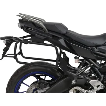 Zavazadlo na motocykl Kompletní sada černých hliníkových kufrů SHAD TERRA BLACK, 37L topcase 36L/47L boční kufry, včetně montážní sady a plotny SHAD YAMAHA MT-09 Tracer / Tracer 900 2H266595