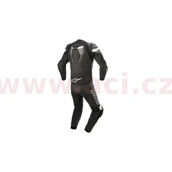 Moto kombinéza dvoudílná kombinéza ATEM V4, ALPINESTARS (černá/šedá/bílá, vel. 58) (Velikost: 50) 3166520-1004