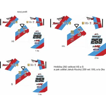 Moto dres Dres na zakázku Motokros, Enduro, MTB, BMX, DH, 26 2H1118102