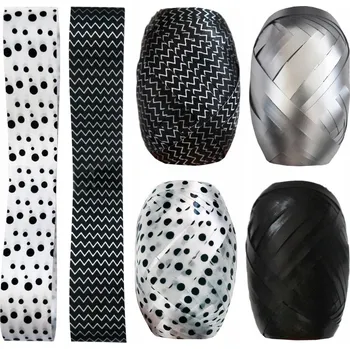 kreativní sada Kreativní sada pro UMĚLECKÉ PRÁCE Ruční výroba stuh 8 ks Bílo-černé