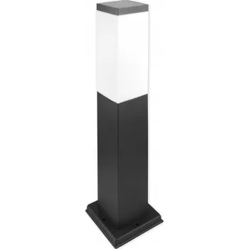 Venkovní osvětlení Kvadratický osvětlovací sloupek GOLED E27 45 cm černý
