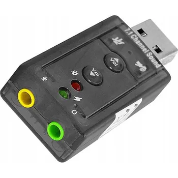 Zvuková karta EXTERNÍ ZVUKOVÁ KARTA USB 7.1 CMEDIA CM119 PLUG & PLAY