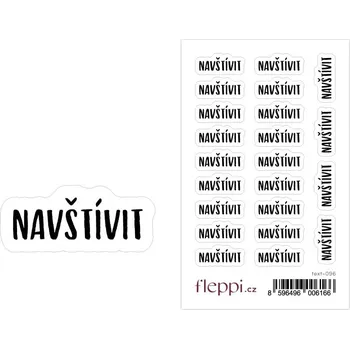samolepka Fleppi Samolepky Navštívit