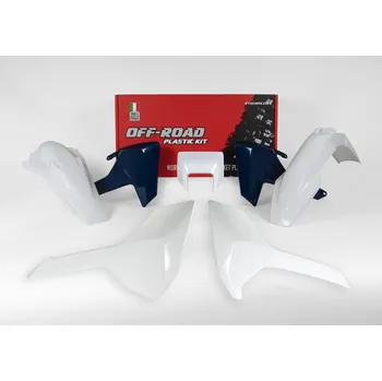 sada plastů Husqvarna, RTECH (bílo-modré, 5 dílů) HUSQVARNA FC 450 2019-2019