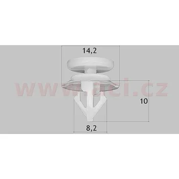 plastová příchytka (sada 10 ks) 71185Z