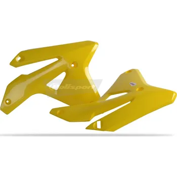 Spoilery chladiče POLISPORT 8428500001 (pár) žlutá RM 01 SUZUKI RM-Z 450 2007-2007