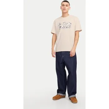 Jack & Jones T-Shirt Bryan 12268127 Béžová Relaxed Fit M