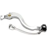 Brzdový pedál MOTION STUFF 83P-0021002 silver body, black steel fixed tip Pevný hrot z oceli HONDA CRF 250 R 2010-2020