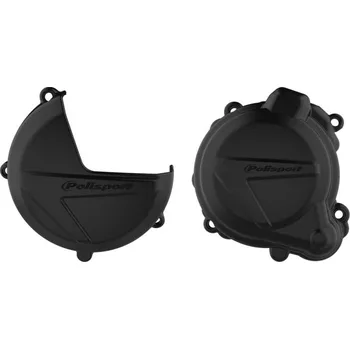 Sada krytu spojkového víka a krytu víka zapalování POLISPORT 90998 černá BETA Xtrainer 300 2016-2017