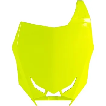 čelní číslová tabulka Suzuki, RTECH (neon žlutá) SUZUKI RM-Z 250 2019-2021