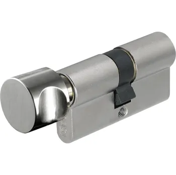 Vložka do dveří vložka cylindrická 30+35 3kl. Ni s knoflíkem 3. třída bezpečnosti, ISEO F6