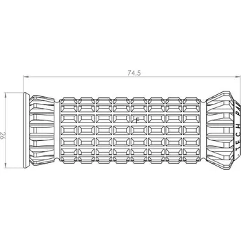 Stupačky bez adaptérů PUIG R-FIGHTER S 9193O zlatá SYM TL 500 2020-2021