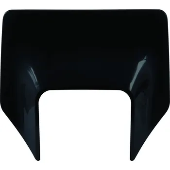 přední maska enduro Husqvarna, RTECH (černá) HUSQVARNA TX 125 2017-2019