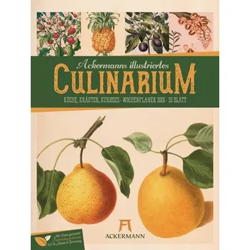 Culinarium - Küche, Kräuter, Kurioses - Vintage Wochenplaner Kalender 2026 - Ackermann Kunstverlag