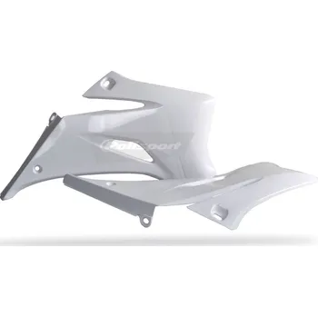 Spoilery chladiče POLISPORT 8426100005 (pár) bílá YAMAHA YZ 450 F 2006-2009
