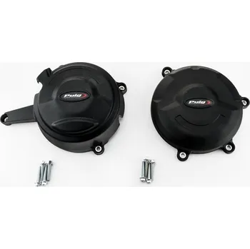 Ochranné kryty motoru PUIG 20138N černý zahrnuje pravý a levý kryt DUCATI 1199 Panigale 2012-2015