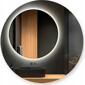 Zrcadlo Zrcadlo LED 90 cm kulaté s podsvícením