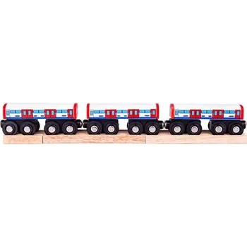 Vláček a vláčkodráha Bigjigs Rail Vagóny metra