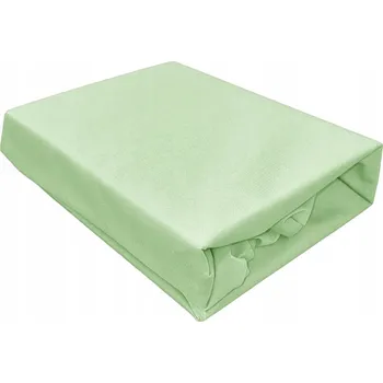 Prostěradlo PROSTĚRADLO S GUMOU BAVLNĚNÝ SATÉN 160X200 OLIVOVÁ BARVA